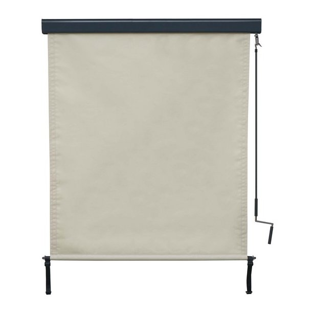 Vertikalmarkise 250 x 140 cm - creme beige lskrm og lsejl