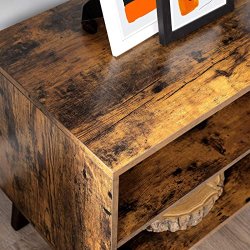 TV-b�nk - retro TV-bord - vintage rustik brun 140x40x50 cm