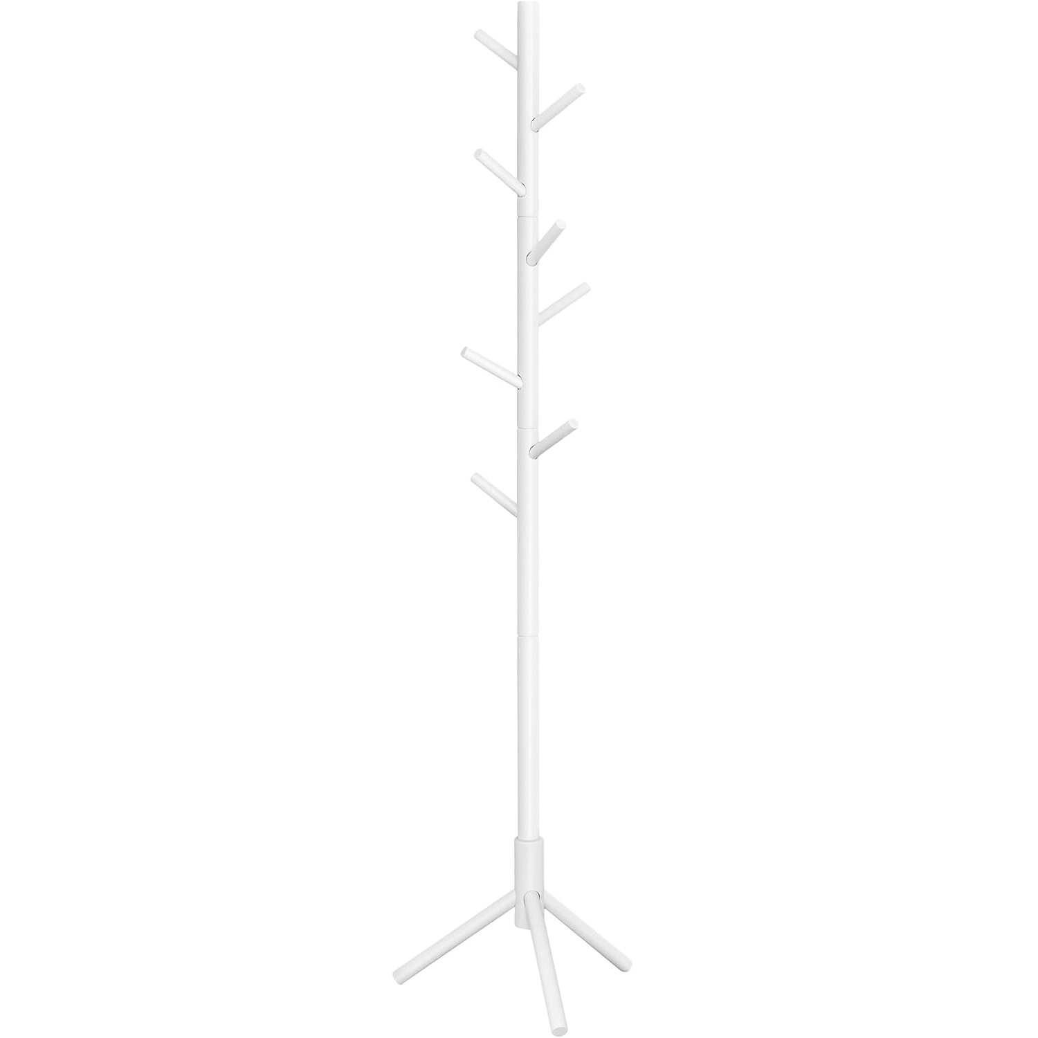 Stumtjener i træ - frakke stativ til entre - beige 47x47x175
